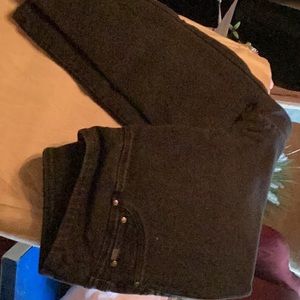 DG2 1X Black NWOT jeans. Cotton, rayon, polyester, spandex, soft wide waist.